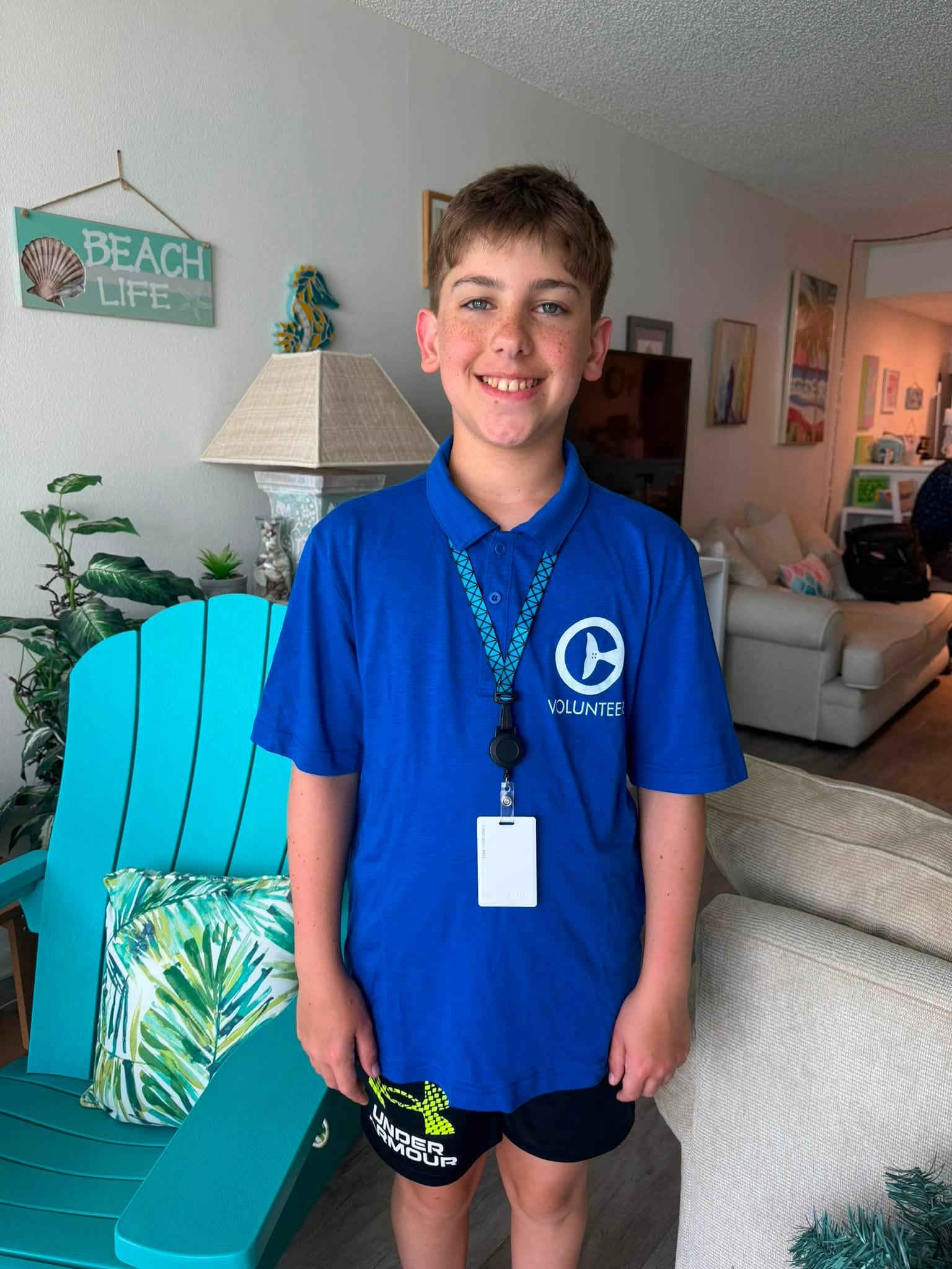 First volunteer weeks at Clearwater Marine Aquarium.